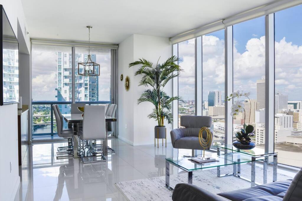 Wonderful 2 Bedroom Apt With Ocean Views At Icon Brickell Miami Exterior photo
