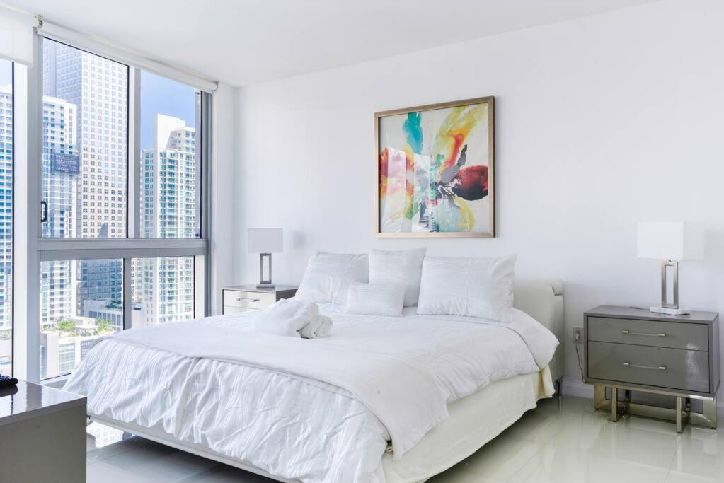Wonderful 2 Bedroom Apt With Ocean Views At Icon Brickell Miami Exterior photo