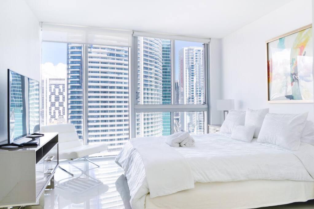 Wonderful 2 Bedroom Apt With Ocean Views At Icon Brickell Miami Exterior photo